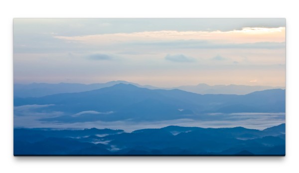 Bilder XXL Thailändische Berge 50x100cm Wandbild auf Leinwand