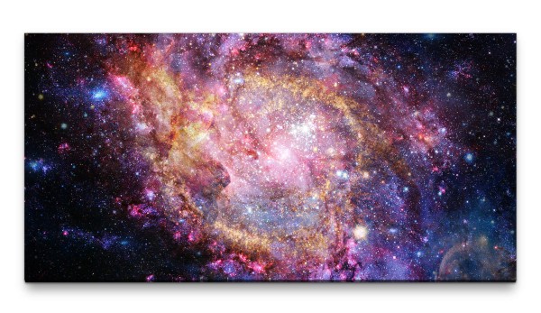 Bilder XXL Galaxie 50x100cm Wandbild auf Leinwand