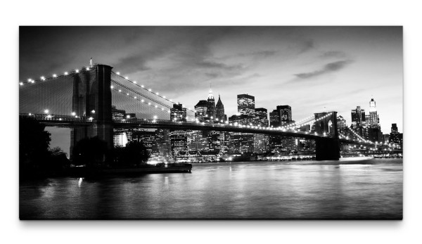 Bilder XXL Manhattan 50x100cm Wandbild auf Leinwand