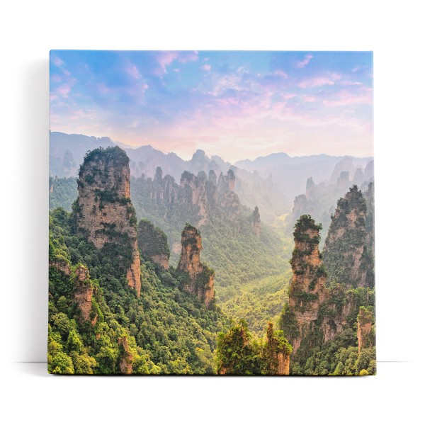 China Zhangjiajie Sandsteinformationen Berglandschaft Felsen