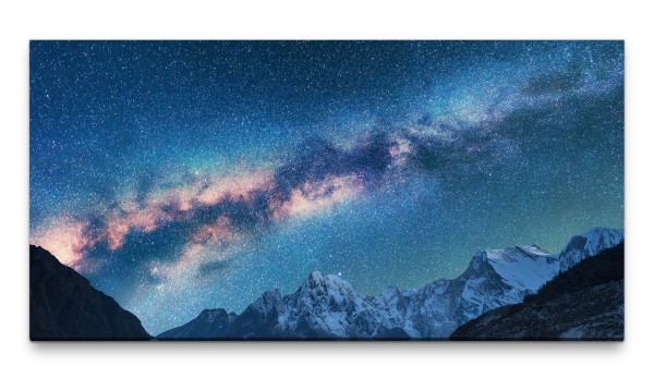 Bilder XXL Sernenhimmel 50x100cm Wandbild auf Leinwand