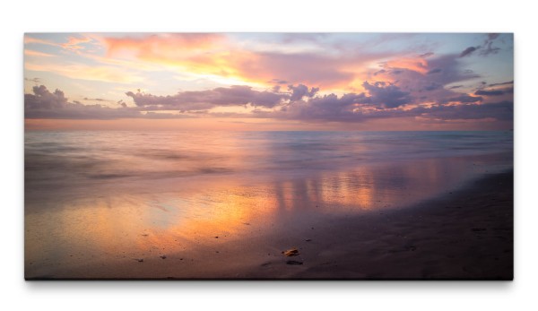 Bilder XXL Strandlandschaft 50x100cm Wandbild auf Leinwand