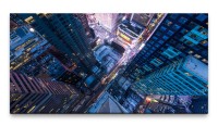 Bilder XXL Manhattan von oben 50x100cm Wandbild auf Leinwand