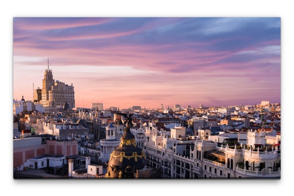 Bilder XXL Madrid Wandbild auf Leinwand