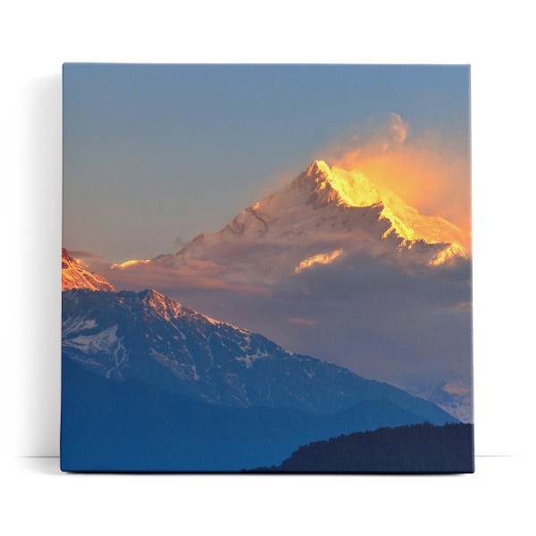 Himalaya Gebirge Schneegipfel Berge Natur Blau