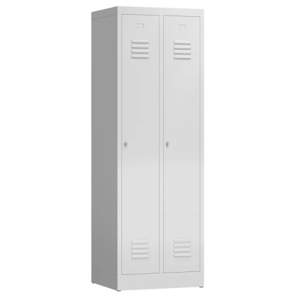 Garderobenschrank Metallspind ClassiX Basic 59 in RAL 7035 Lichtgrau