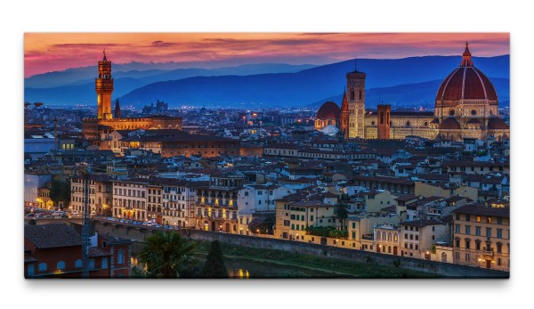 Bilder XXL Italien 50x100cm Wandbild auf Leinwand