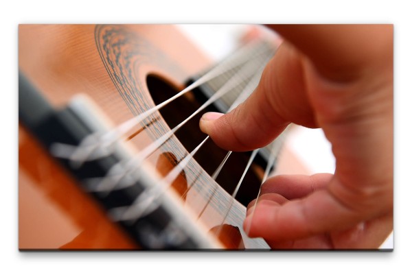 Bilder XXL Gitarrenspieler Wandbild auf Leinwand