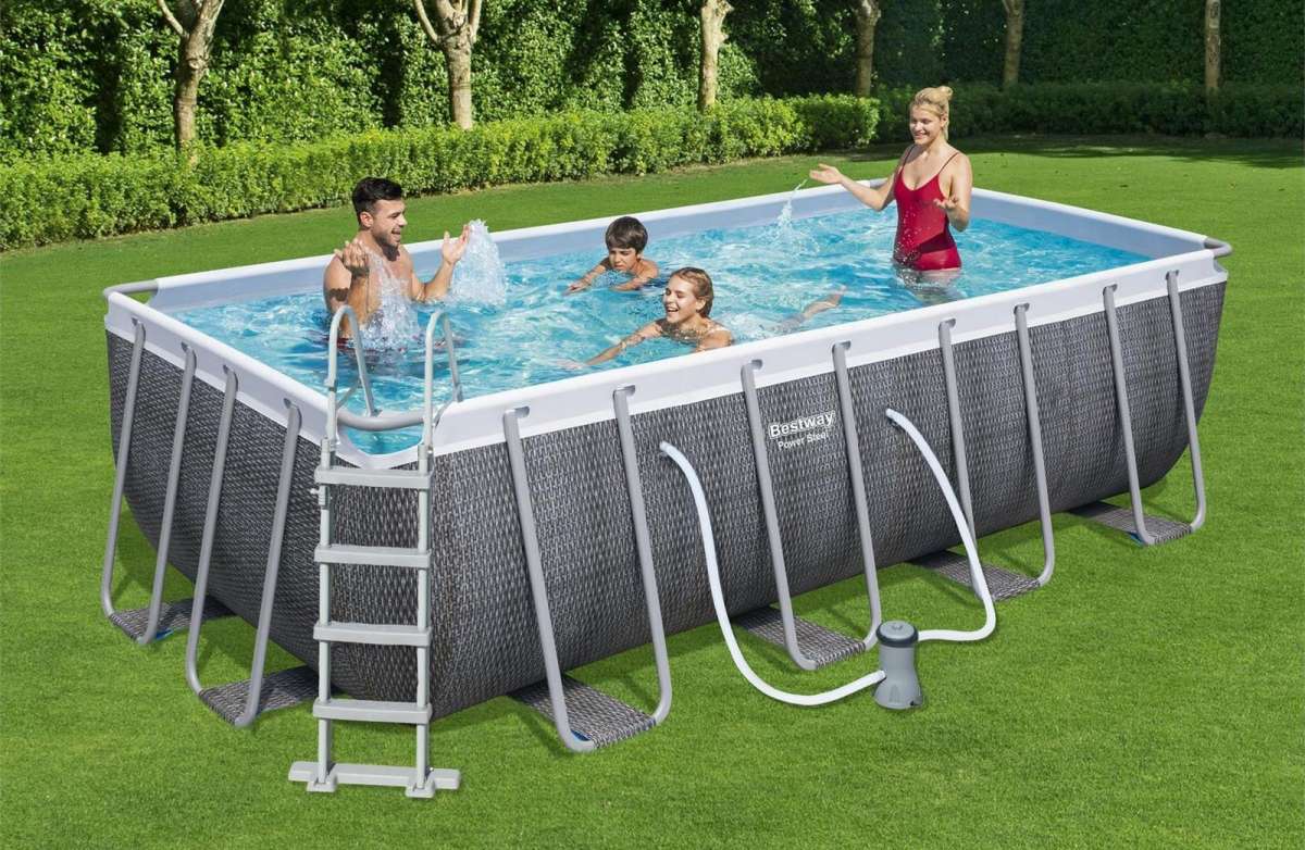 Bestway 56996 Power Steel™ Frame Pool Komplettset 488 x