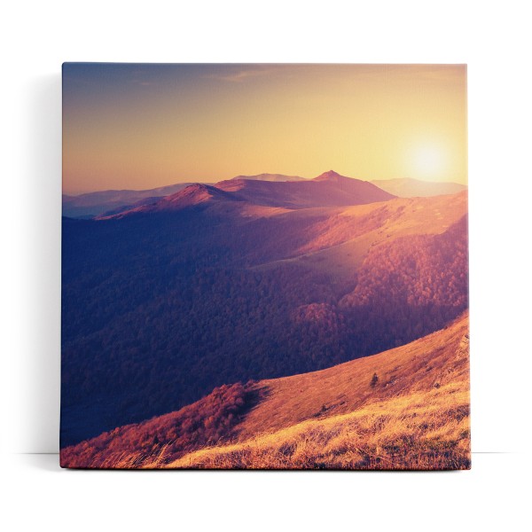 Berge Gebirge Sonnenuntergang Berglandschaft Natur