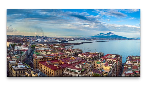 Bilder XXL Panorama Italien 50x100cm Wandbild auf Leinwand