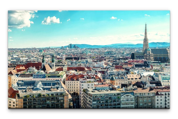 Bilder XXL Panorama Österreich Wandbild auf Leinwand