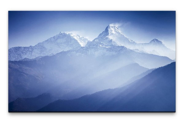 Bilder XXL Annapurnagebirge im Himalaya Wandbild auf Leinwand