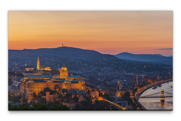 Bilder XXL Budapest Wandbild auf Leinwand