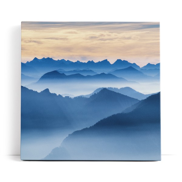 Blaue Berge Berglandschaft Nebel Bergkette Natur