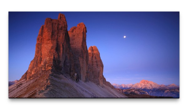 Bilder XXL Alpen in Italien 50x100cm Wandbild auf Leinwand