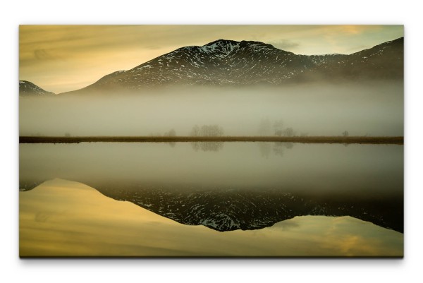 Bilder XXL Berglandschaft Wandbild auf Leinwand