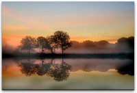 Landschaft Herbst Wandbild in verschiedenen Größen