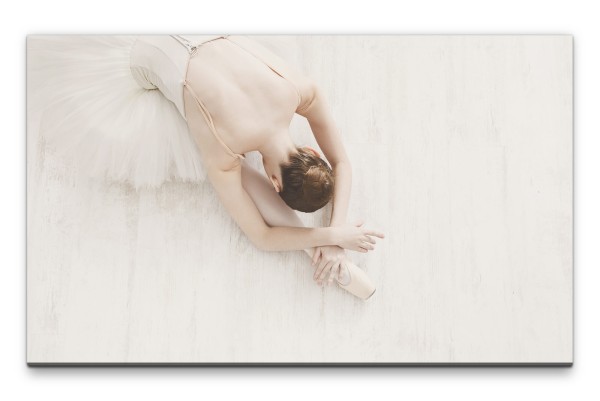 Bilder XXL Ballerina mit Tutu Wandbild auf Leinwand