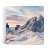 Norwegen Berge Schneegipfel Berggipfel Felsen Schnee