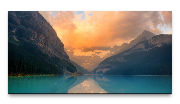 Bilder XXL National Park 50x100cm Wandbild auf Leinwand