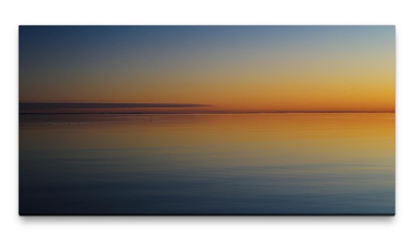 Bilder XXL Sonnenuntergang Abstrakt 50x100cm Wandbild auf Leinwand