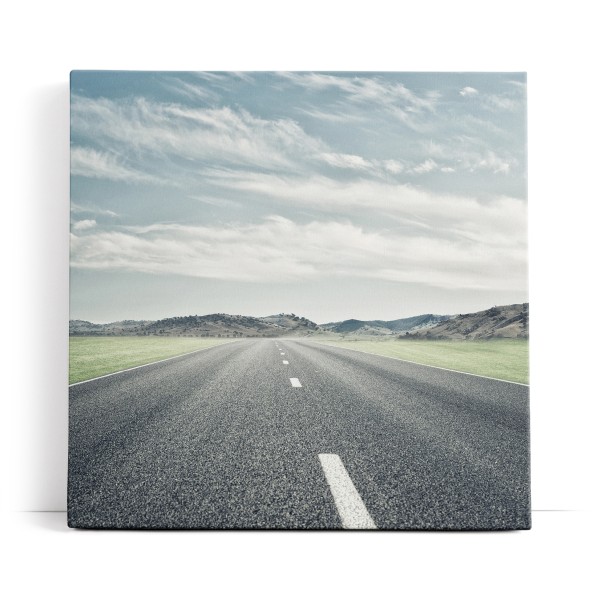 Straße Berge Landschaft Horizont Himmel Kunstvoll