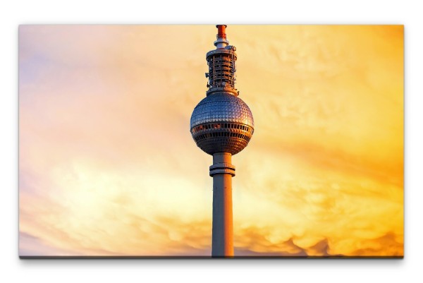 Bilder XXL Fernsehturm Berlin Wandbild auf Leinwand