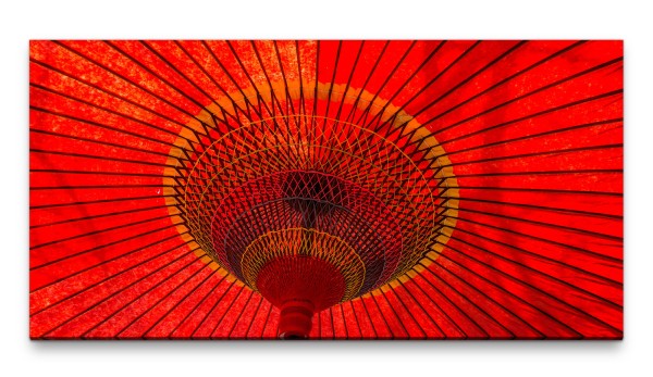 Bilder XXL Japanischer Schirm 50x100cm Wandbild auf Leinwand