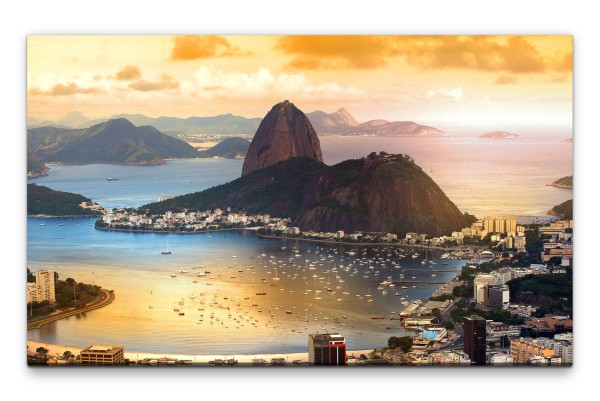 Bilder XXL Rio De Janeiro Zuckerhut Wandbild auf Leinwand