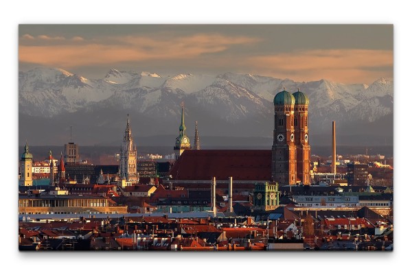 Bilder XXL Stadtansichten Wandbild auf Leinwand