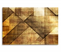 120x80cm Wandbild Geometrie Hintergrund abstrakt braun beige