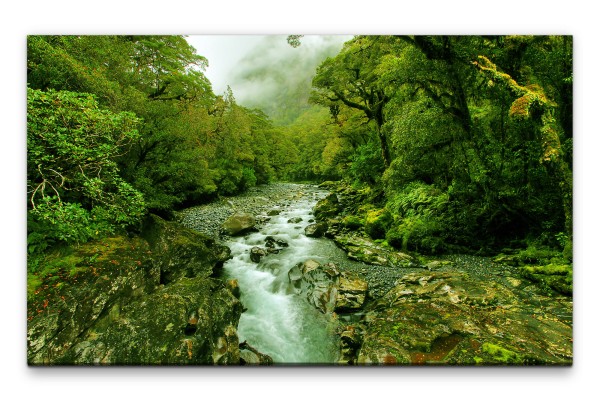 Bilder XXL Wildes Wasser Wandbild auf Leinwand