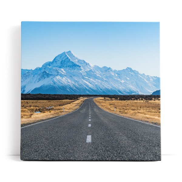 Aoraki Mount Cook Neuseeland Straße Berggipfel Berge