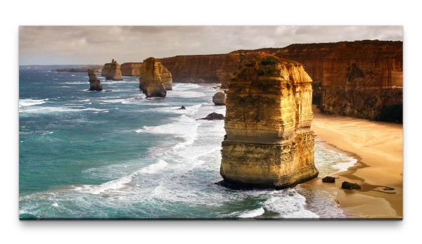 Bilder XXL Australische Landschaft 50x100cm Wandbild auf Leinwand