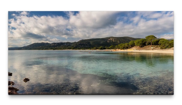 Bilder XXL Küste in Hawaii 50x100cm Wandbild auf Leinwand