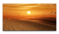 Bilder XXL Wüstenlandschaft 50x100cm Wandbild auf Leinwand