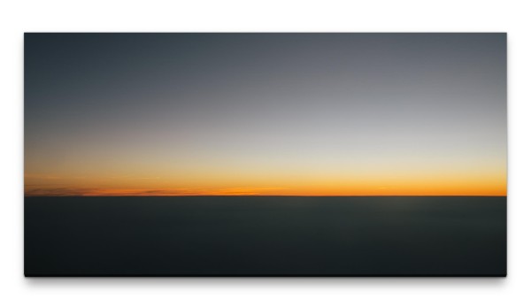 Bilder XXL Abstrakter Sonnenuntergang 50x100cm Wandbild auf Leinwand