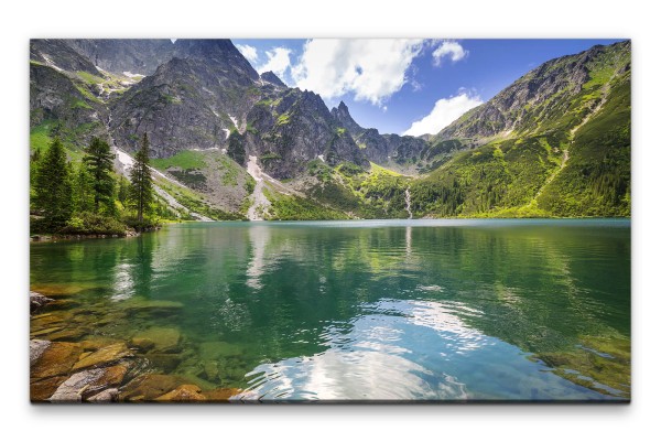 Bilder XXL Landschaft in Polen Wandbild auf Leinwand