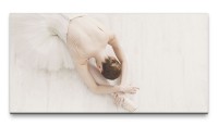 Bilder XXL Ballerina mit Tutu 50x100cm Wandbild auf Leinwand