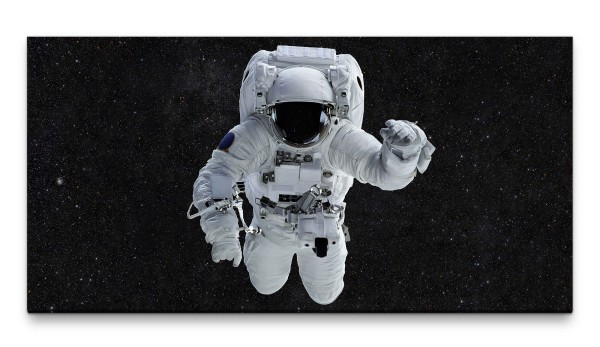 Bilder XXL Astronaut 50x100cm Wandbild auf Leinwand