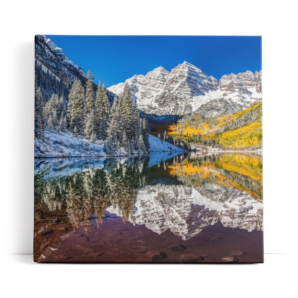 Maroon Bells USA Berge Bergsee Natur See Schnee