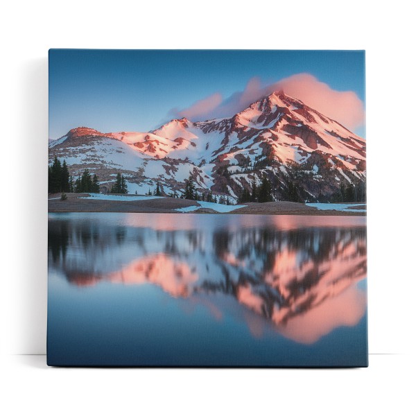 South Sister Berge USA Berggipfel See Natur Schneegipfel