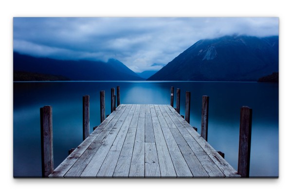 Bilder XXL Steeg am See Wandbild auf Leinwand