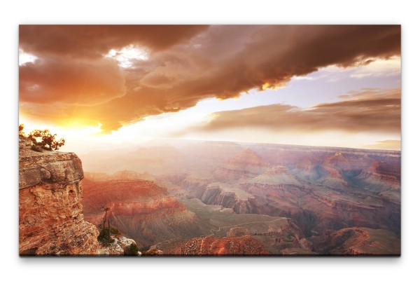 Bilder XXL Wolken über dem Grand Canyon Wandbild auf Leinwand